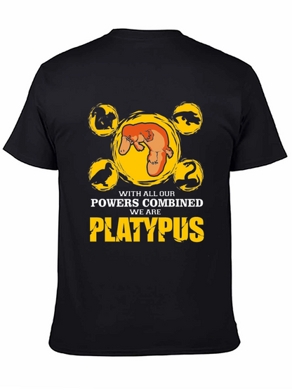 Platypus Powers Combined T-Shirt - Unique Design