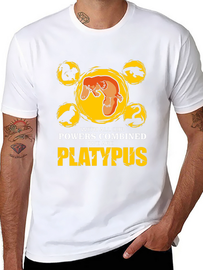 Platypus Powers Combined T-Shirt - Unique Design
