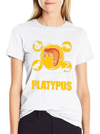 Platypus Powers Combined T-Shirt - Unique Design