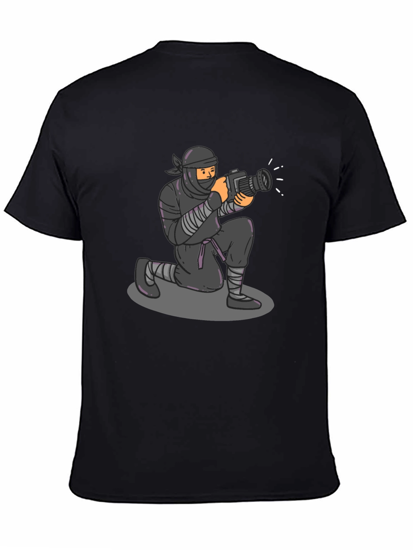 Ninja Photographer Graphic Tee - Stealth Mode Activated!