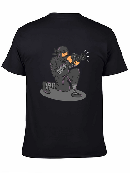 Ninja Photographer Graphic Tee - Stealth Mode Activated!