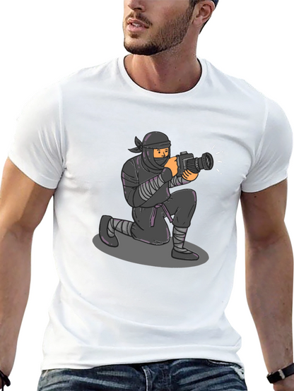 Ninja Photographer Graphic Tee - Stealth Mode Activated!