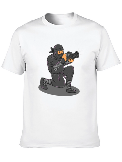 Ninja Photographer Graphic Tee - Stealth Mode Activated!