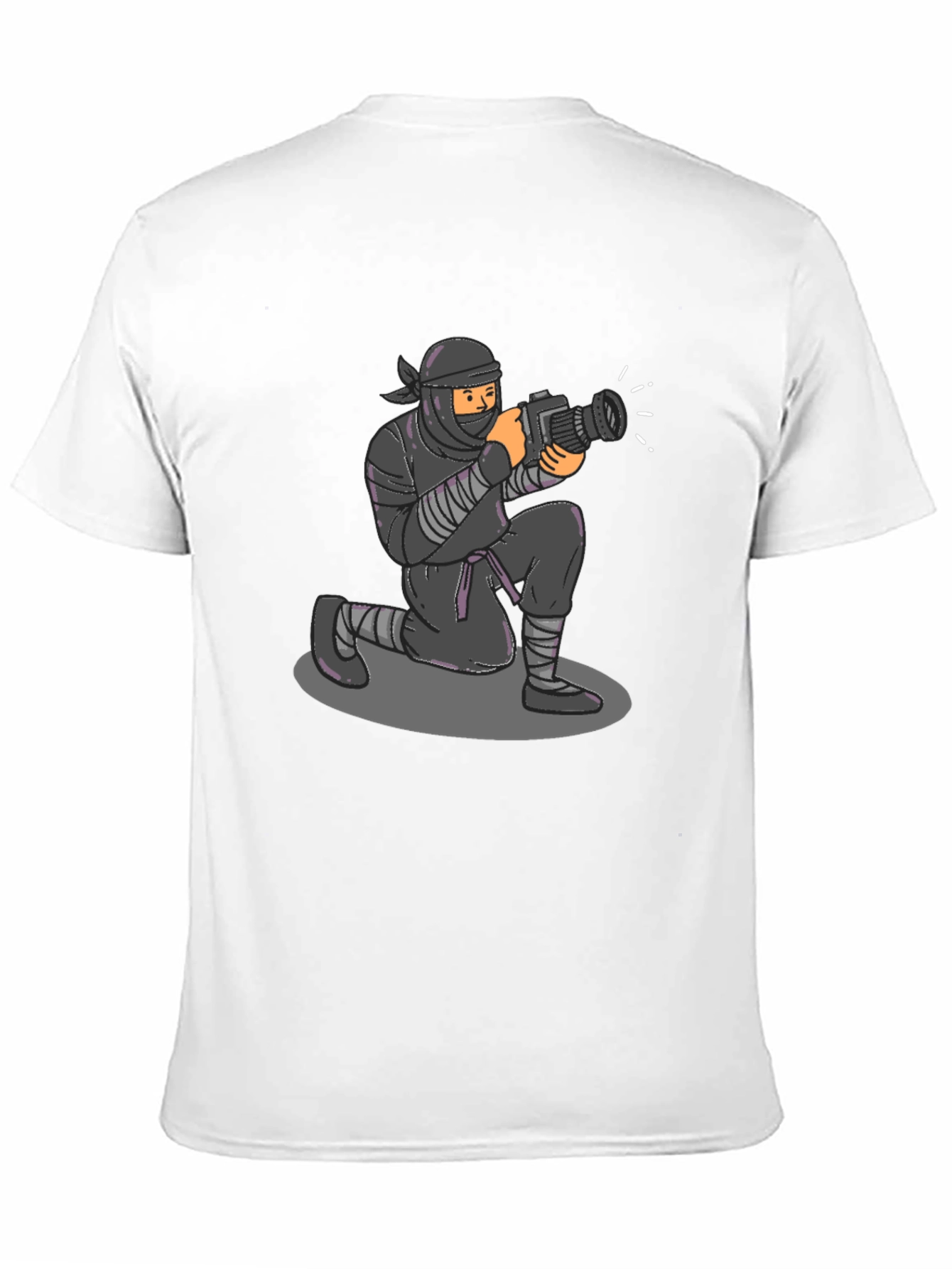 Ninja Photographer Graphic Tee - Stealth Mode Activated!