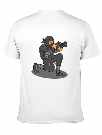 Ninja Photographer Graphic Tee - Stealth Mode Activated!