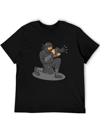 Ninja Photographer Graphic Tee - Stealth Mode Activated!