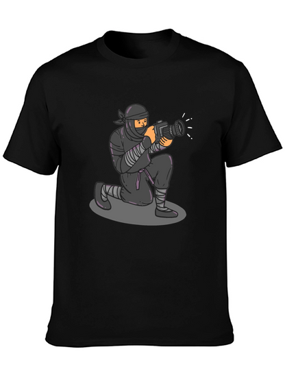 Ninja Photographer Graphic Tee - Stealth Mode Activated!