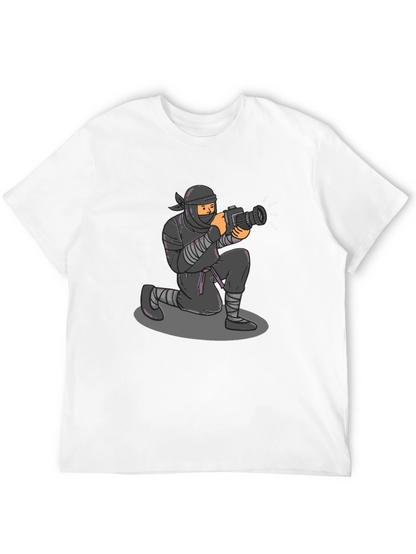 Ninja Photographer Graphic Tee - Stealth Mode Activated!