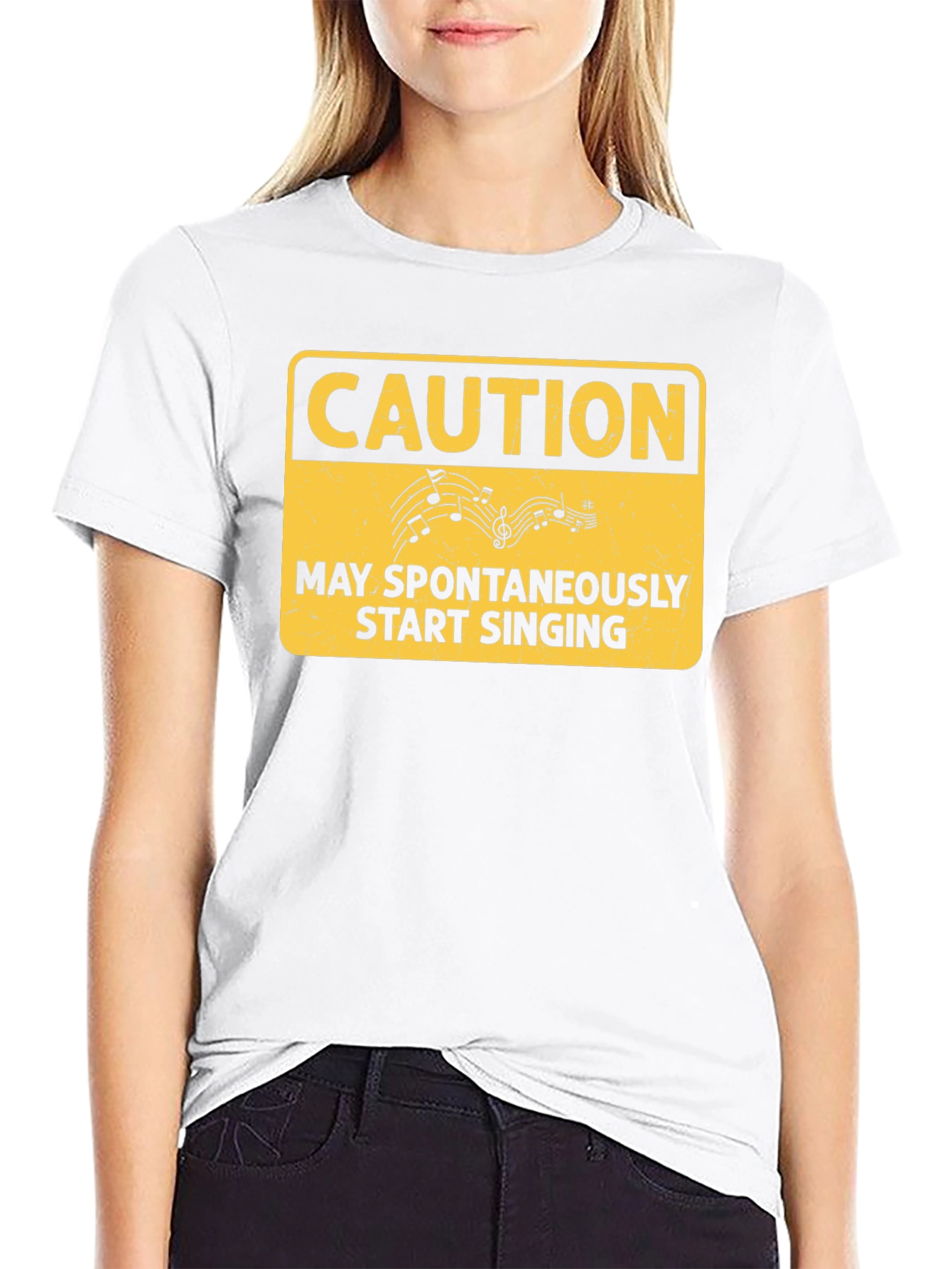 Caution May Spontaneously Start Singing T-Shirt