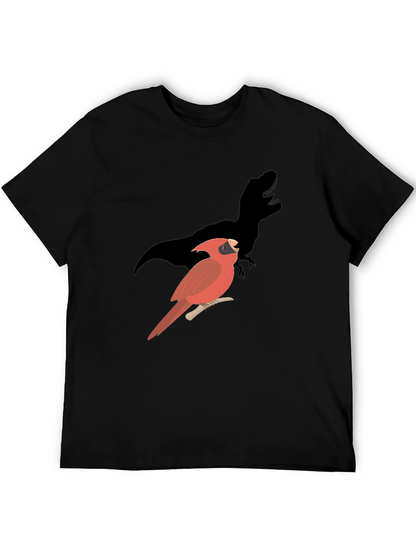 Cardinal Dinosaur Shadow Graphic Tee