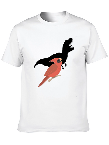 Cardinal Dinosaur Shadow Graphic Tee