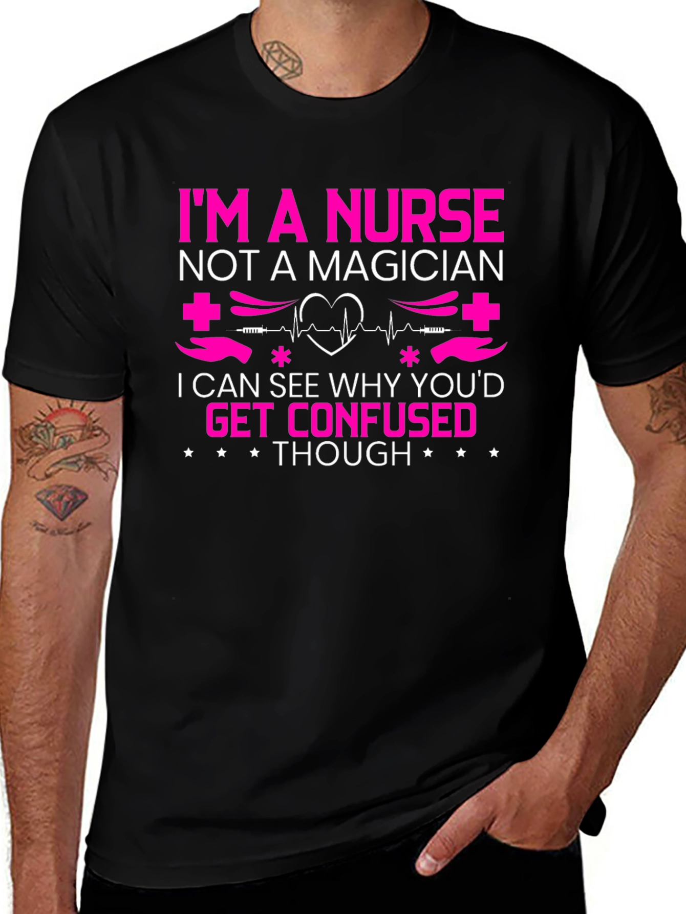 Nurse T-Shirt - Not a Magician Funny Tee