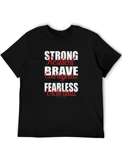 Motivational Words Black T-Shirt