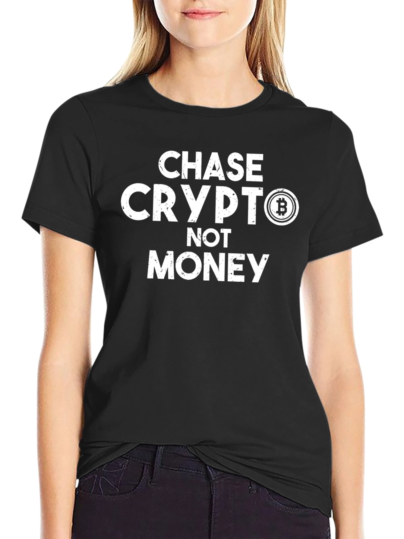 Chase Crypto Not Money Graphic Tee