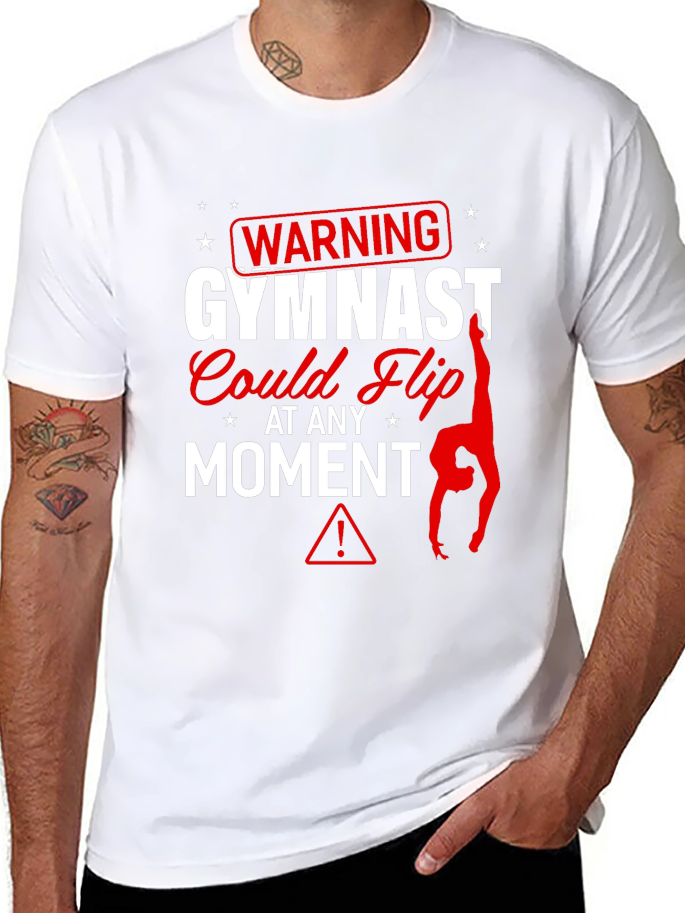 Warning Gymnast T-Shirt