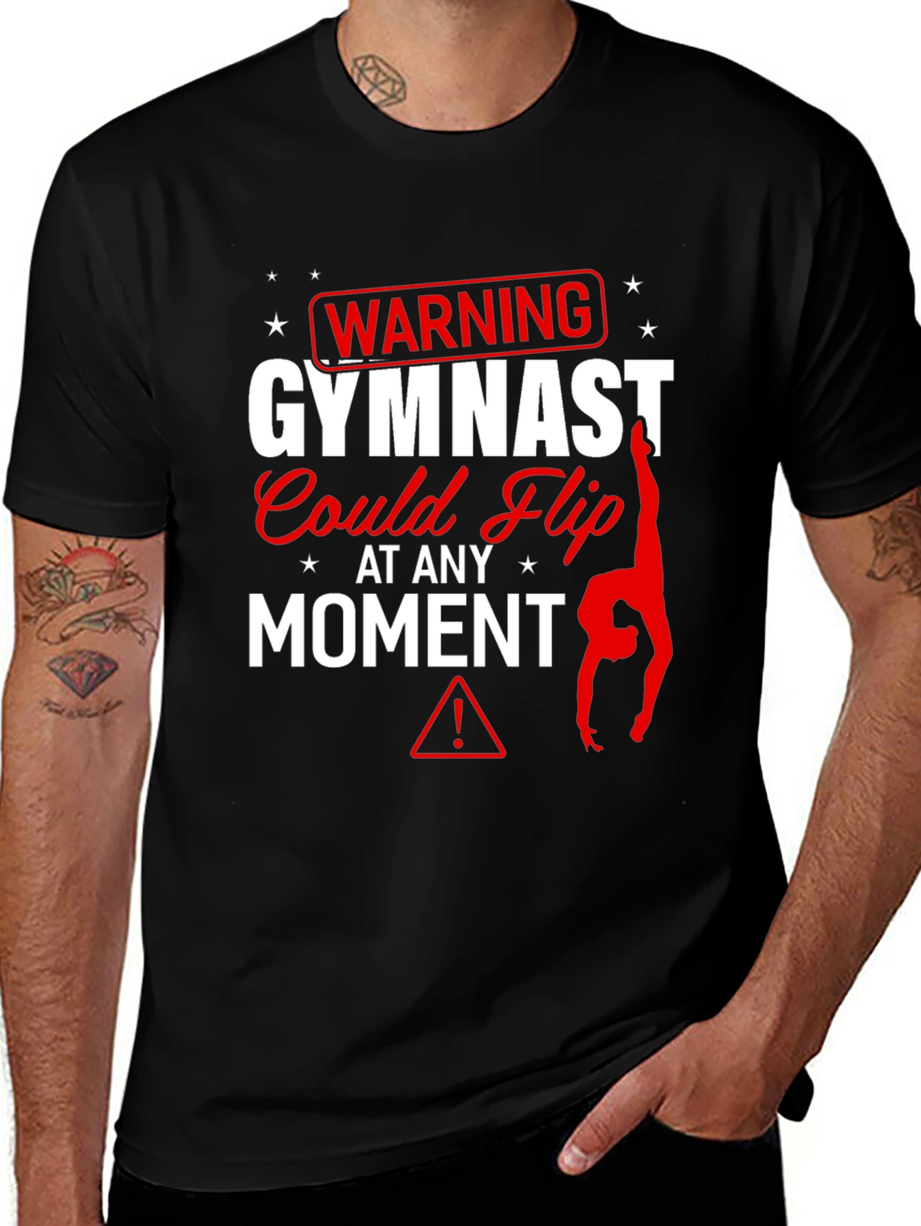 Warning Gymnast T-Shirt