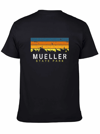 Mueller State Park T-Shirt: Mountain Retro Style