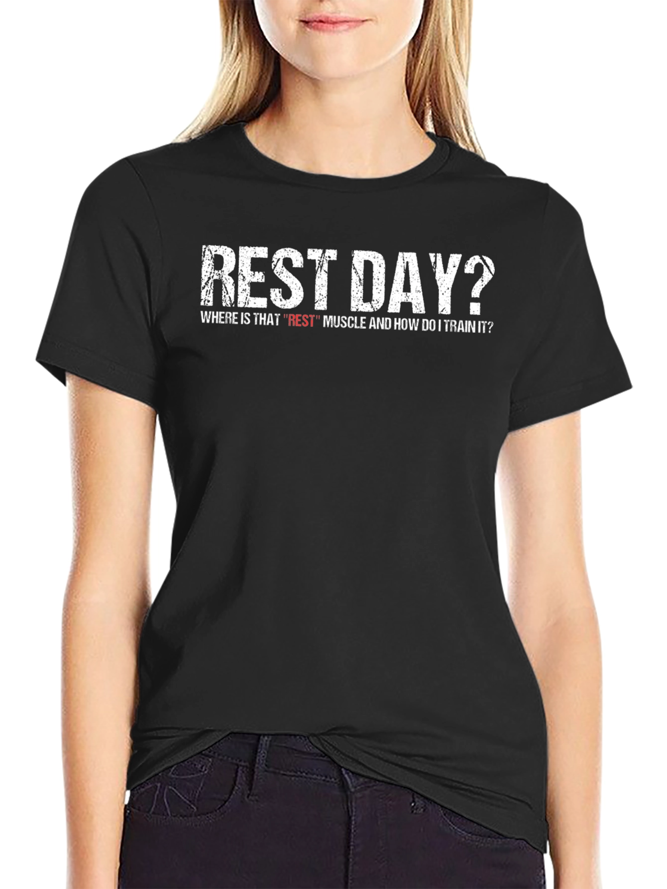 Rest Day? Funny Workout T-Shirt