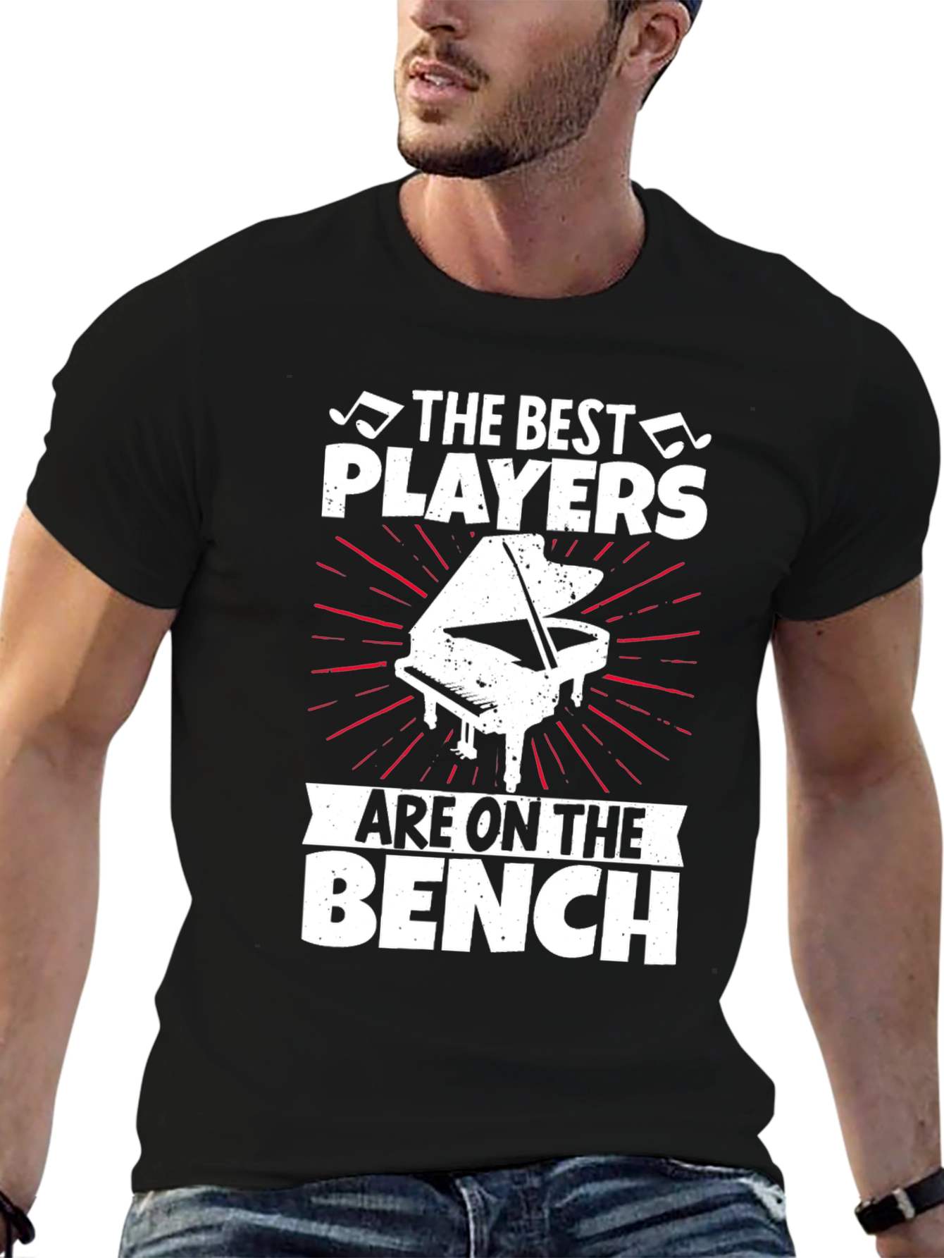The Best Players Are On the Bench Piano T-Shirt