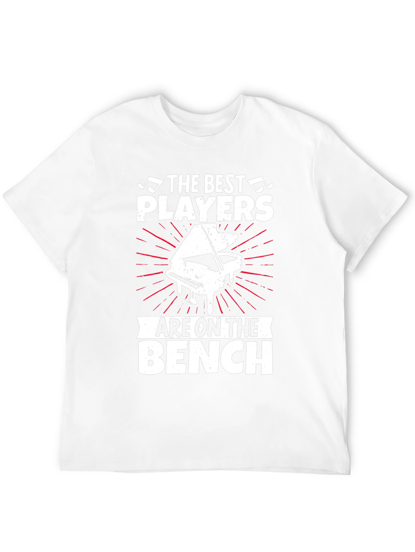 The Best Players Are On the Bench Piano T-Shirt