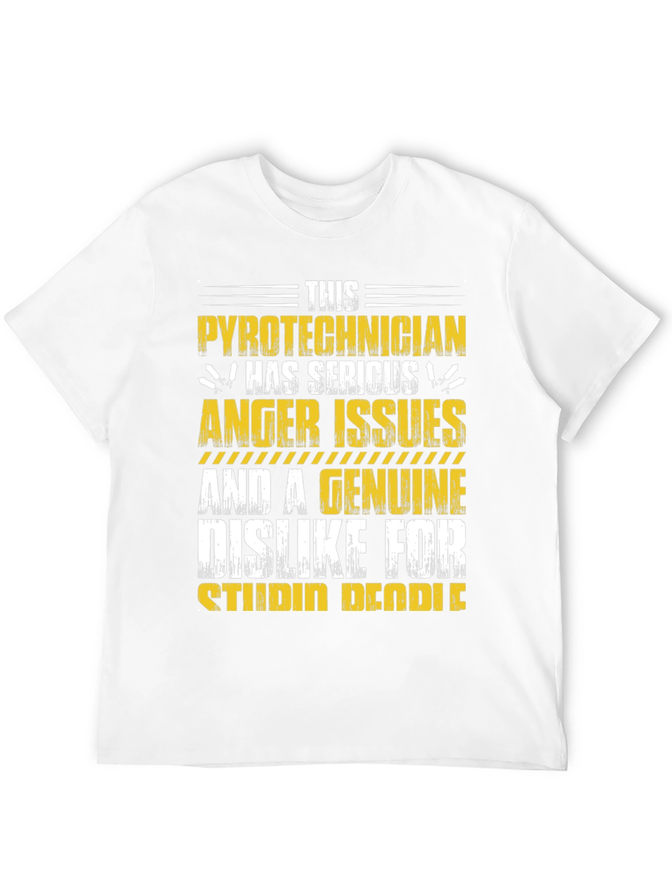 Pyrotechnician Anger Issues Graphic Tee