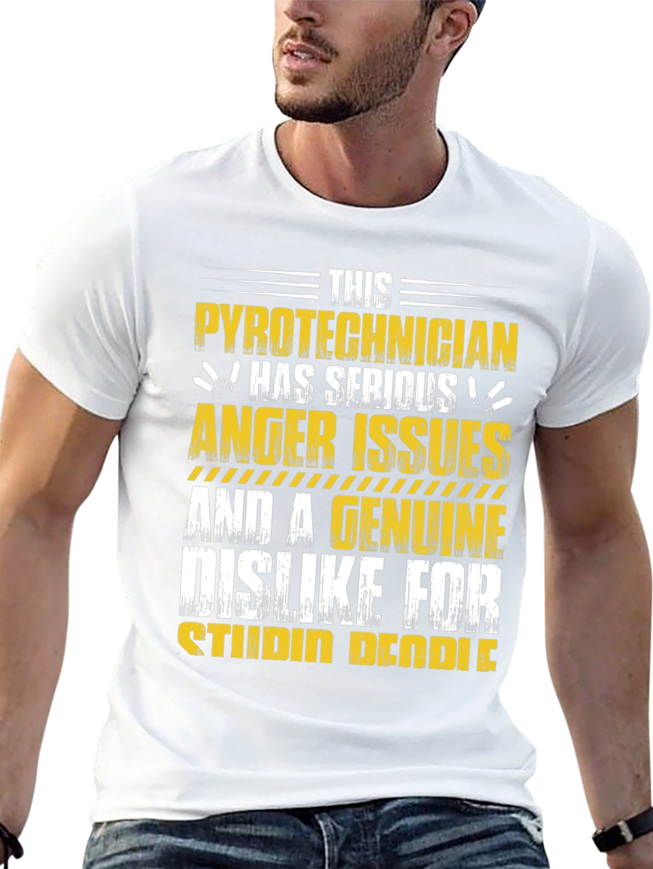 Pyrotechnician Anger Issues Graphic Tee