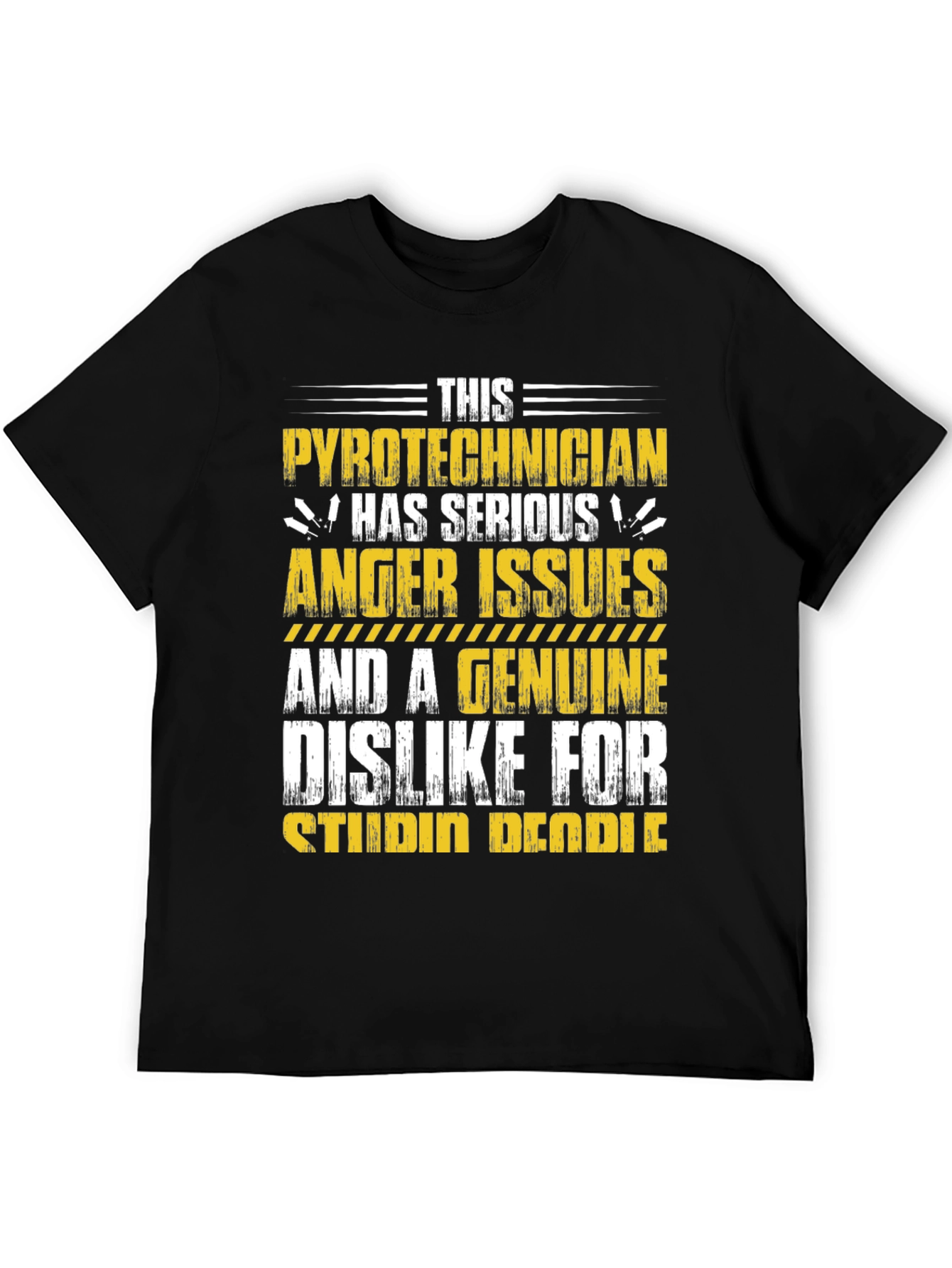 Pyrotechnician Anger Issues Graphic Tee