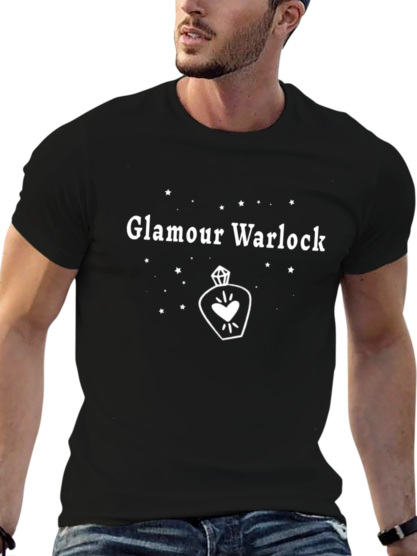 Glamour Warlock Black Graphic Tee