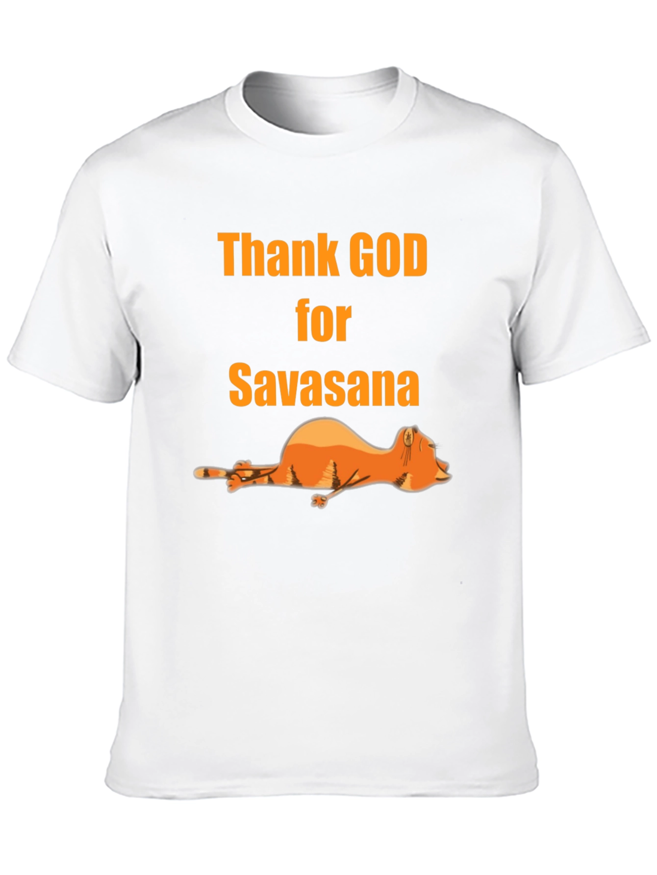 Thank God for Savasana Black T-Shirt