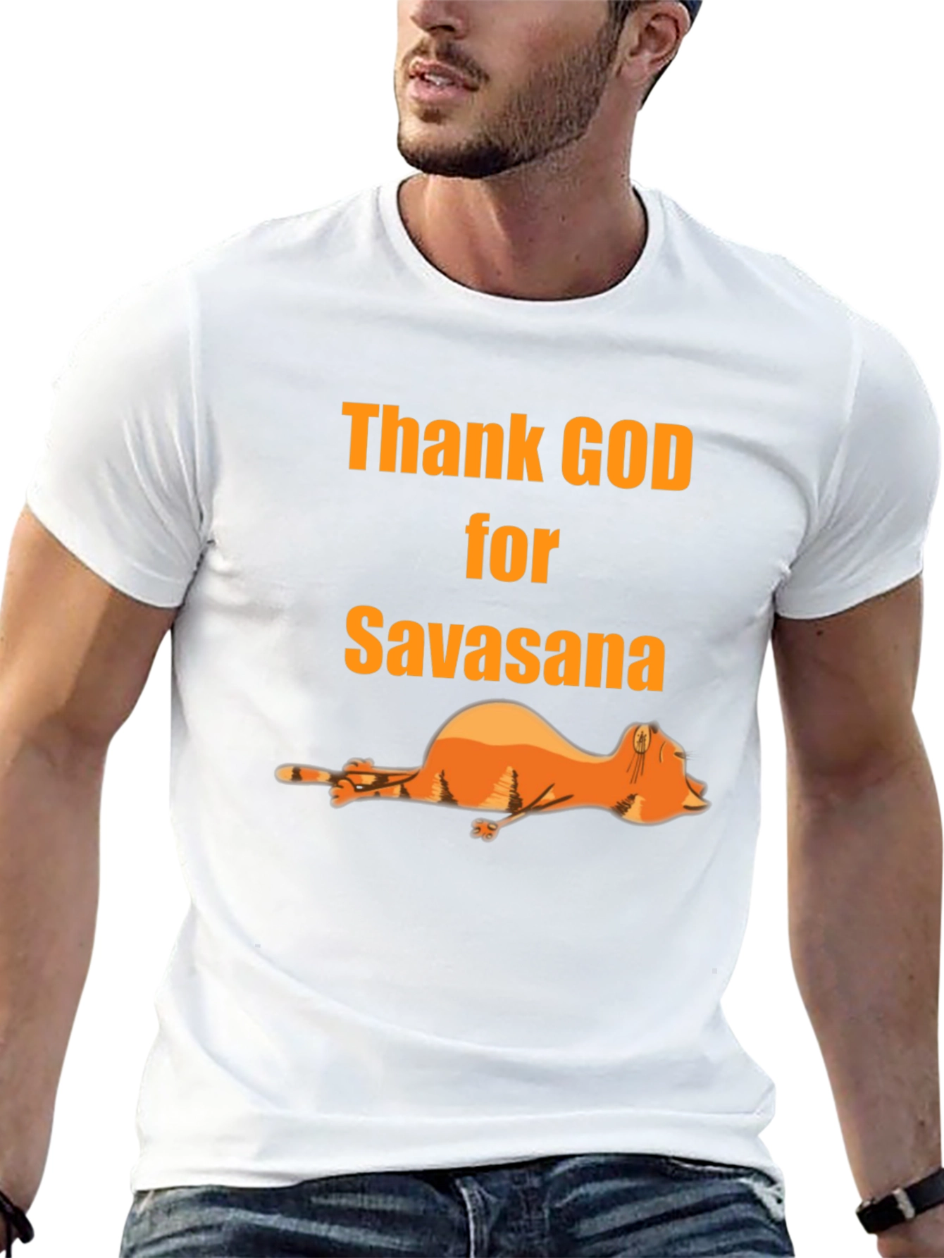 Thank God for Savasana Black T-Shirt