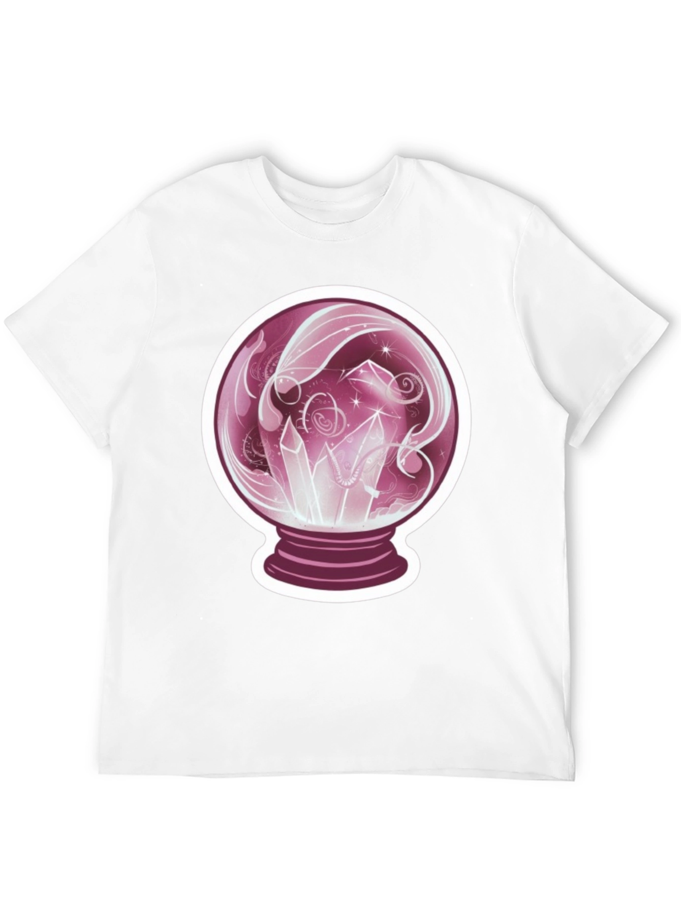 Crystal Ball Graphic Tee - Mystical Design