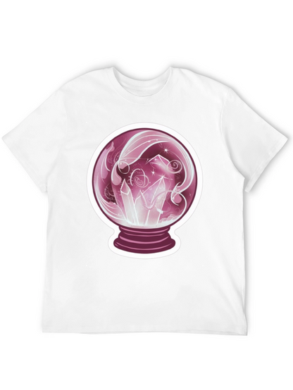 Crystal Ball Graphic Tee - Mystical Design