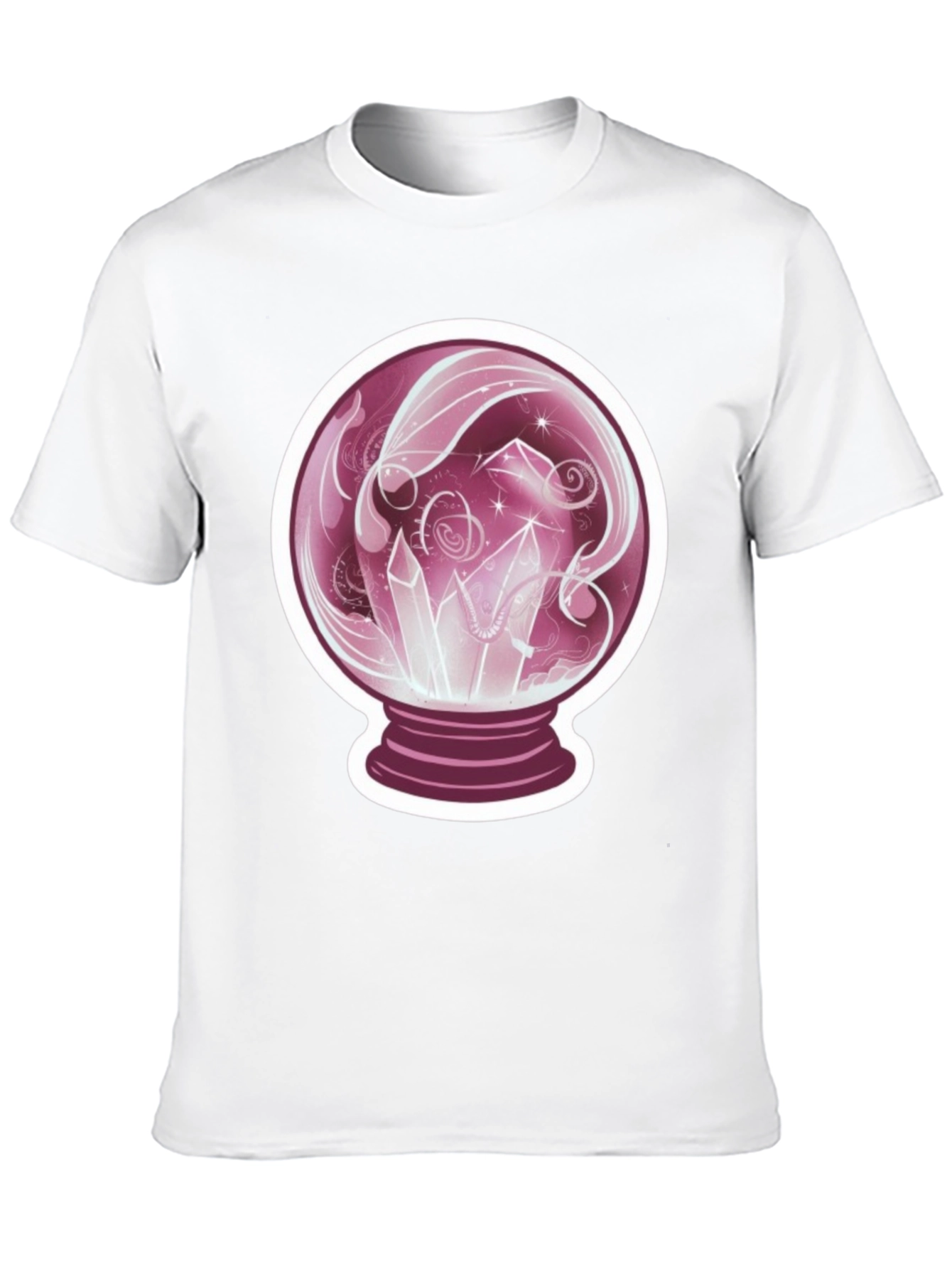 Crystal Ball Graphic Tee - Mystical Design