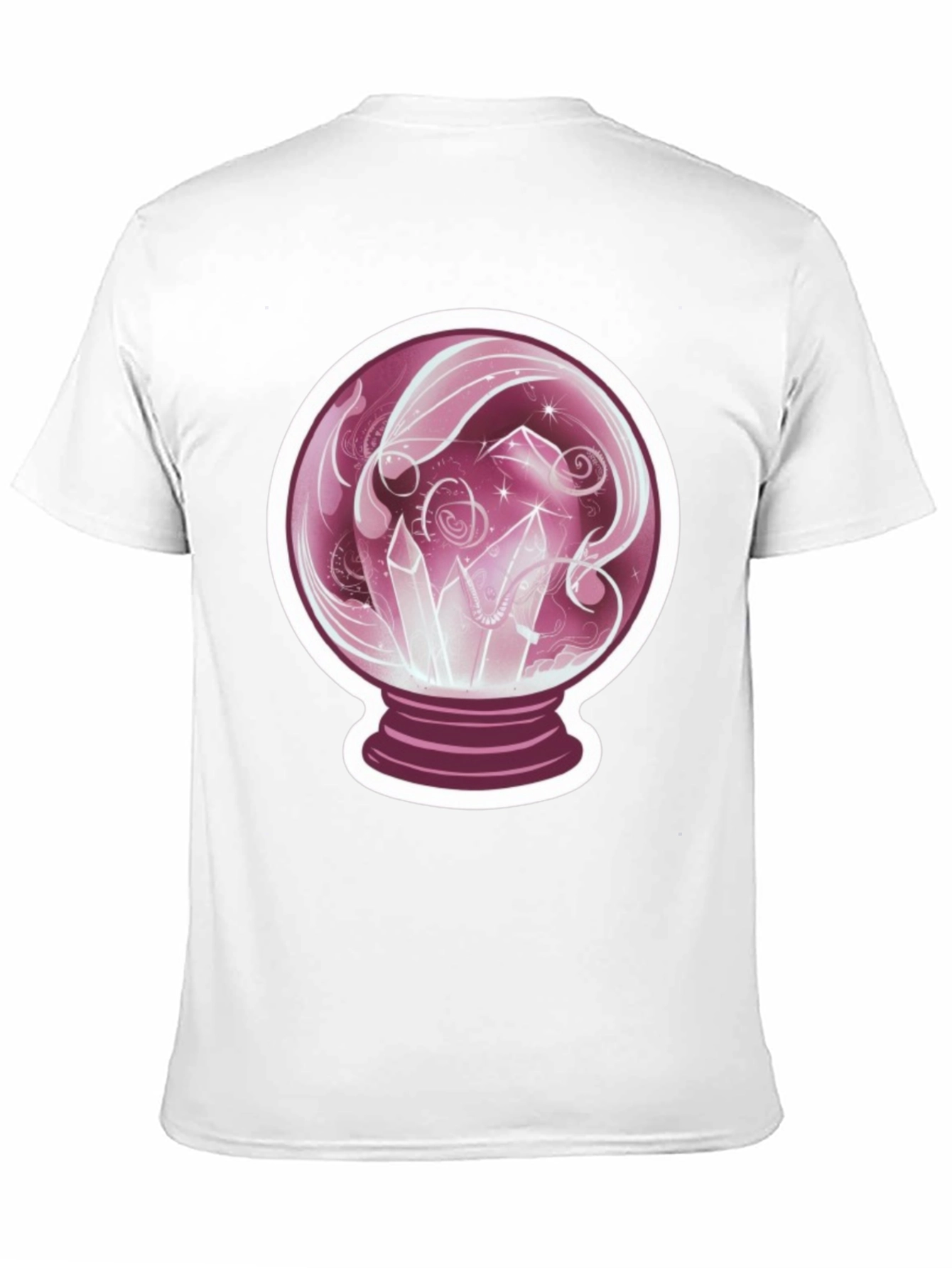 Crystal Ball Graphic Tee - Mystical Design