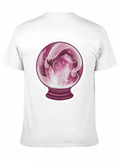 Crystal Ball Graphic Tee - Mystical Design