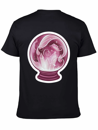 Crystal Ball Graphic Tee - Mystical Design