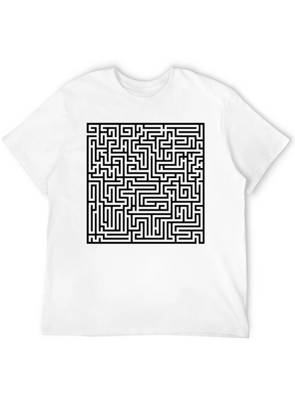 Maze Graphic T-Shirt - Intriguing Design