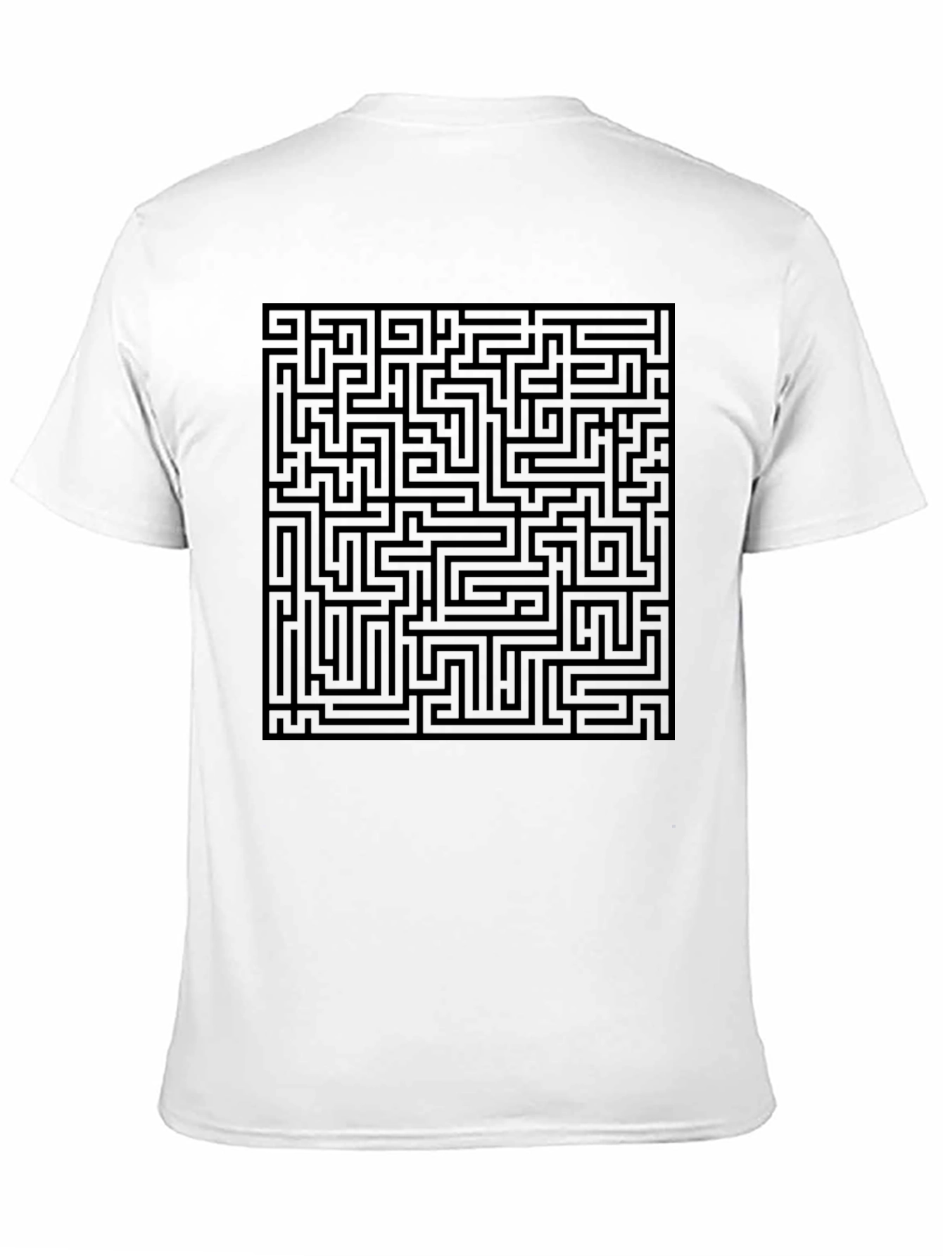 Maze Graphic T-Shirt - Intriguing Design