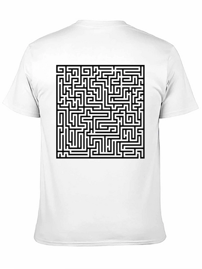 Maze Graphic T-Shirt - Intriguing Design