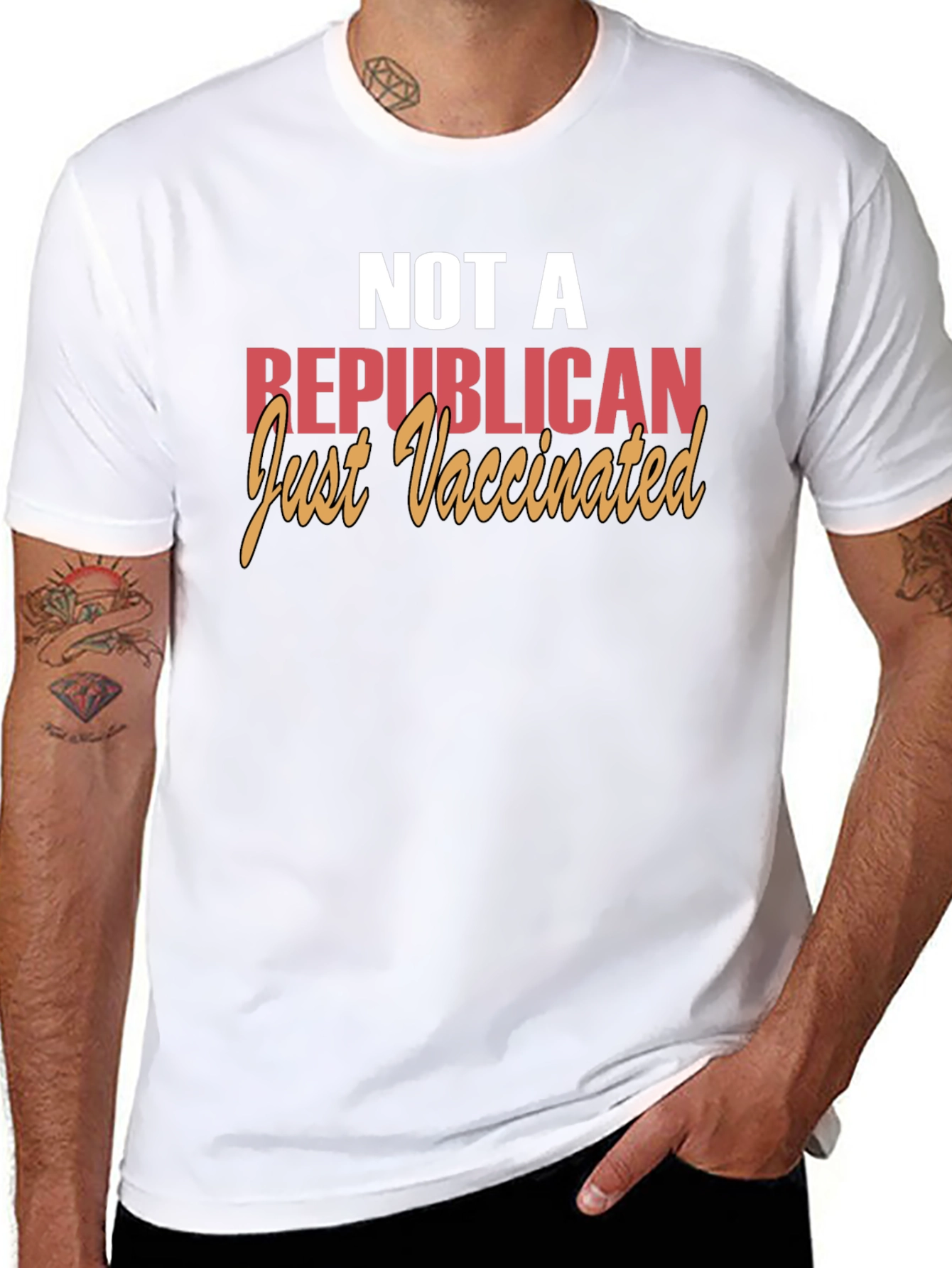 Not a Republican Just Vaccinated T-Shirt