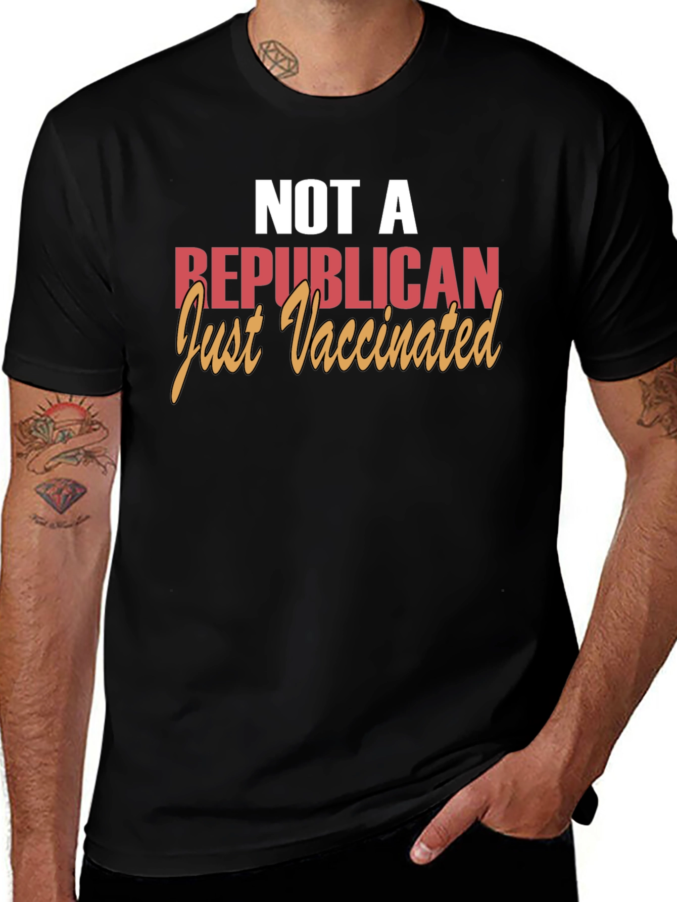 Not a Republican Just Vaccinated T-Shirt