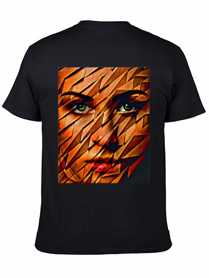 Abstract Womans Face Graphic Tee