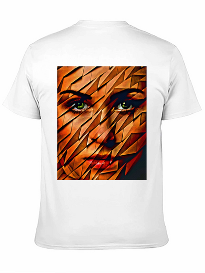 Abstract Womans Face Graphic Tee