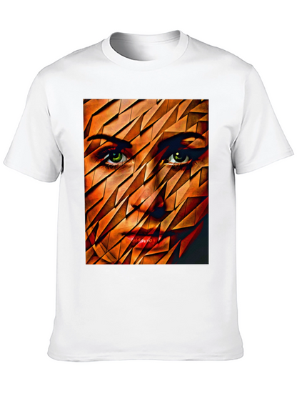 Abstract Womans Face Graphic Tee