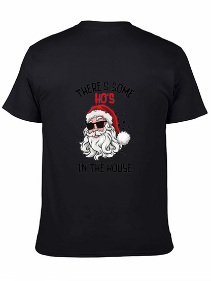 Cool Santa Christmas T-Shirt: Theres Some Hos