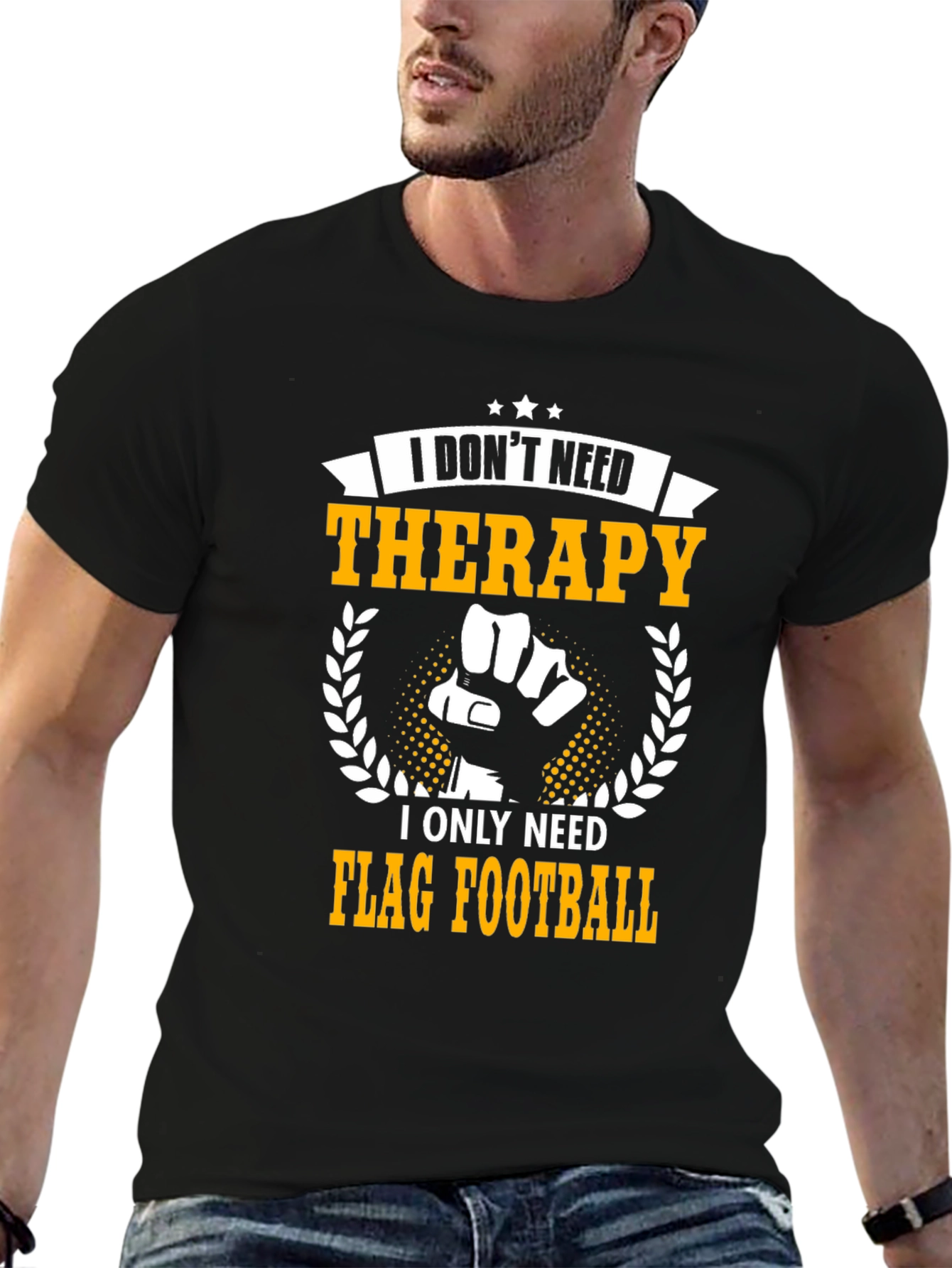 Flag Football Therapy T-Shirt