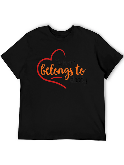 My Heart Belongs To Daddy Graphic T-Shirt