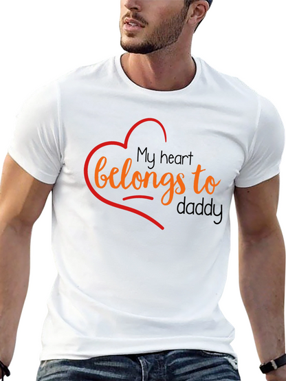 My Heart Belongs To Daddy Graphic T-Shirt