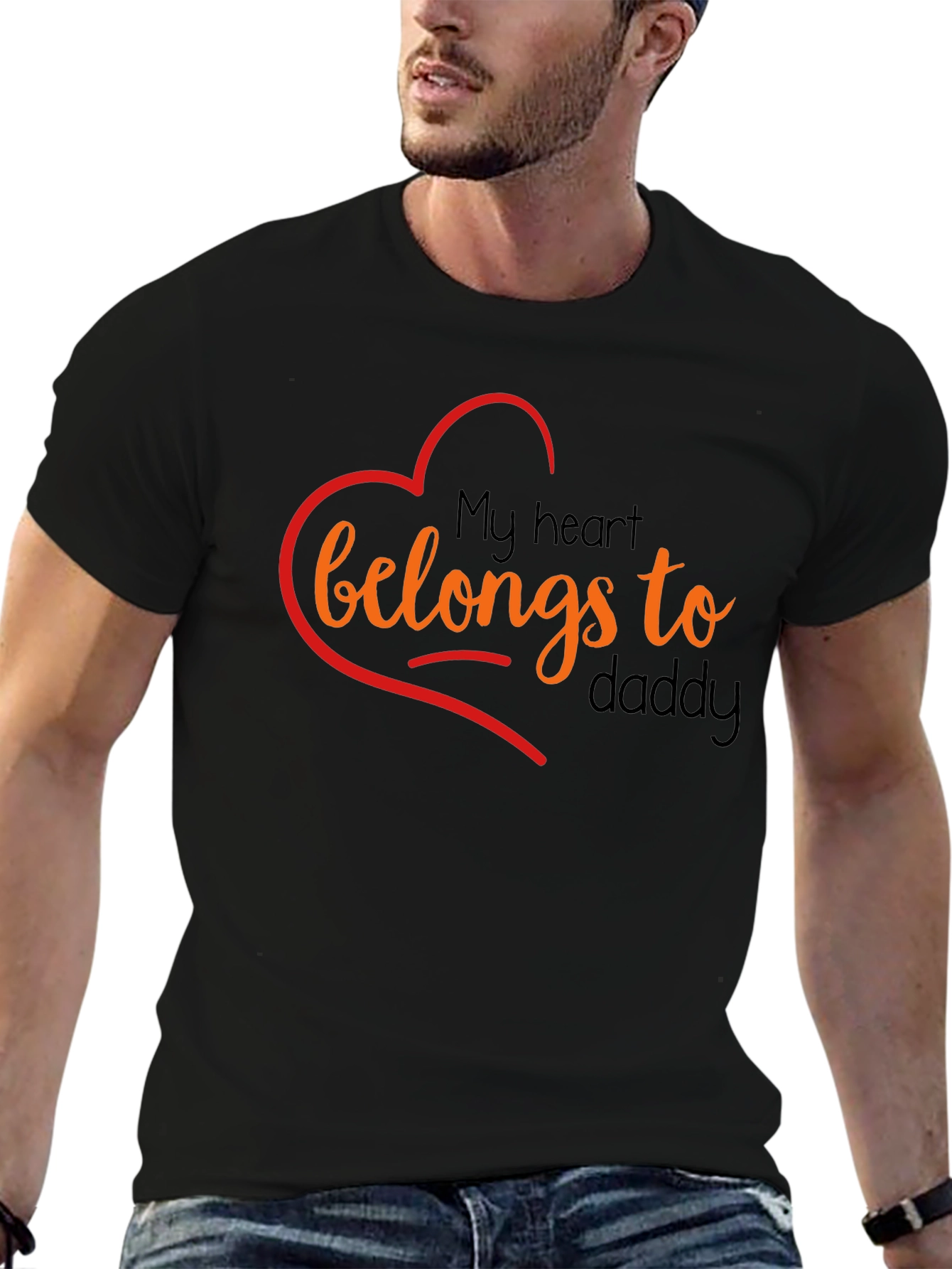 My Heart Belongs To Daddy Graphic T-Shirt