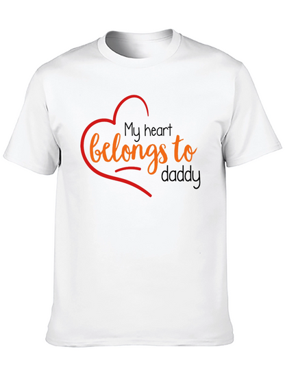 My Heart Belongs To Daddy Graphic T-Shirt
